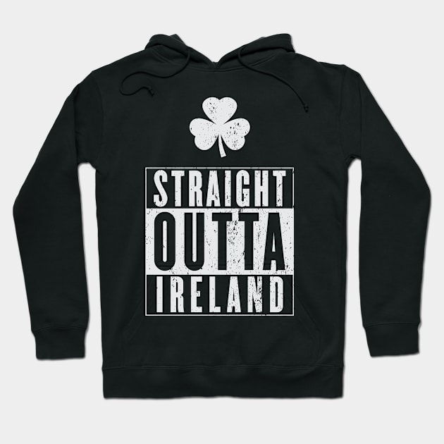 Straight Outta Ireland Paddy Gangsters Hoodie by Daribo